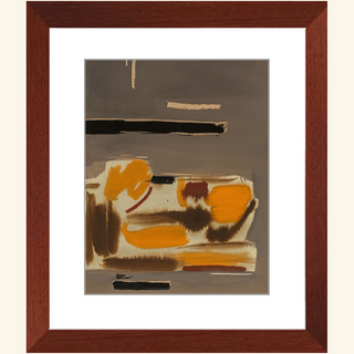 Untitled Oil & Gouache On Paper Print, 1959-1963