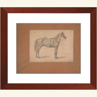 The Royal Sorrel Horse Print, 1860