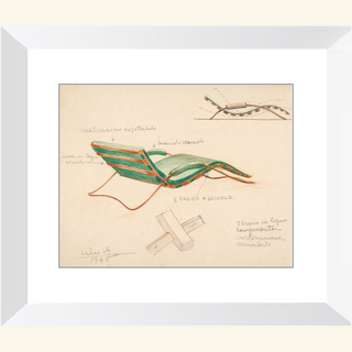 Green Chaise Print, 1945