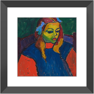 Girl with Green Face Print, 1910