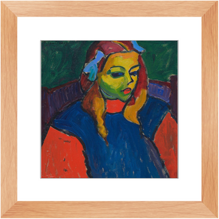 Girl with Green Face Print, 1910