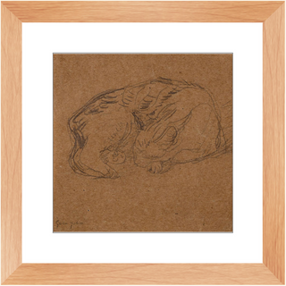 Sleeping Tortoise Shell Cat Print, 1905-1908