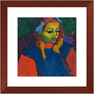 Girl with Green Face Print, 1910