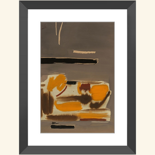 Untitled Oil & Gouache On Paper Print, 1959-1963