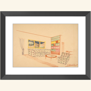 Living Room I Print, 1939