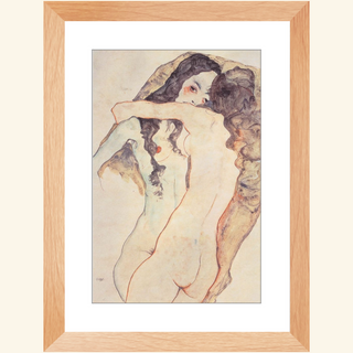 Two Women Hugging Print, 1911