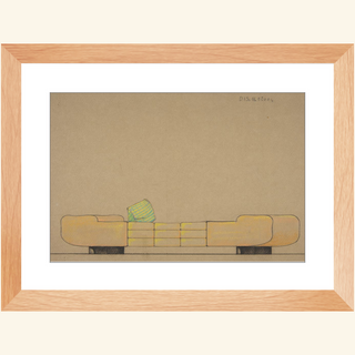Elevation of a Daybed Print, 1932