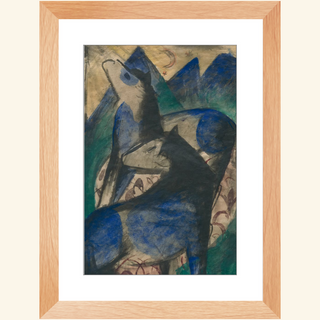 Two Blue Horses Print, 1913