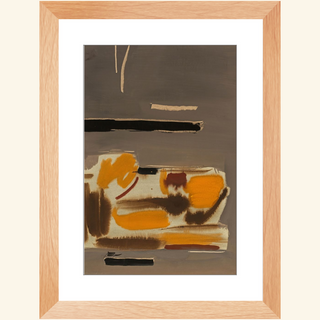 Untitled Oil & Gouache On Paper Print, 1959-1963