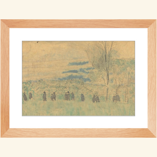 Landscape with Walkers Print, 1878-1940