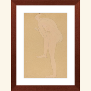 Watercolor Figure Print, 1840-1917