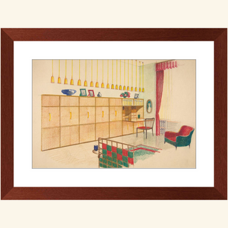 Living Room II Print, 1944