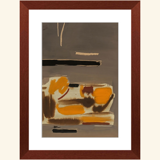 Untitled Oil & Gouache On Paper Print, 1959-1963