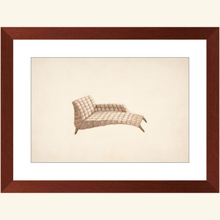 Quilted Chaise Print, 1935