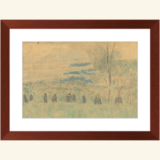 Landscape with Walkers Print, 1878-1940