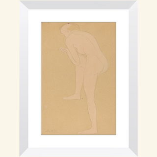 Watercolor Figure Print, 1840-1917