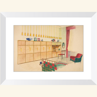 Living Room II Print, 1944