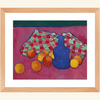 Blue Vase with Oranges Print, 1908