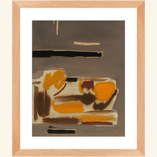 Untitled Oil & Gouache On Paper Print, 1959-1963