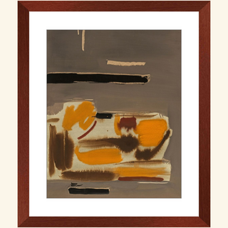 Untitled Oil & Gouache On Paper Print, 1959-1963