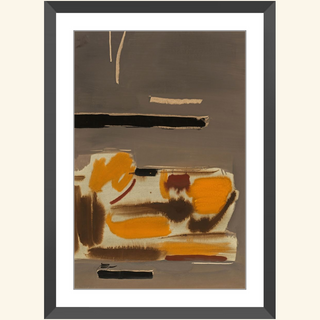 Untitled Oil & Gouache On Paper Print, 1959-1963