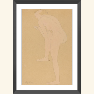 Watercolor Figure Print, 1840-1917