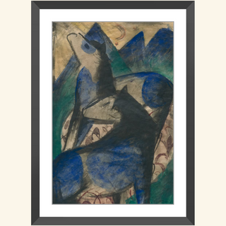 Two Blue Horses Print, 1913