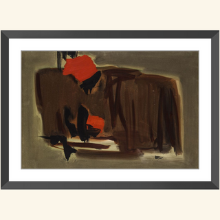 Untitled Oil On Canvas Print, 1950