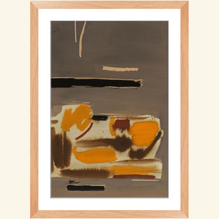 Untitled Oil & Gouache On Paper Print, 1959-1963