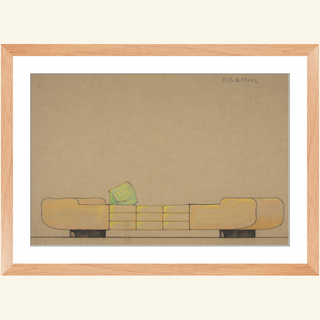 Elevation of a Daybed Print, 1932