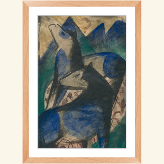 Two Blue Horses Print, 1913
