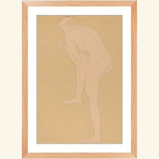 Watercolor Figure Print, 1840-1917