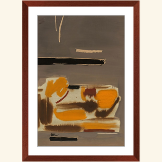 Untitled Oil & Gouache On Paper Print, 1959-1963
