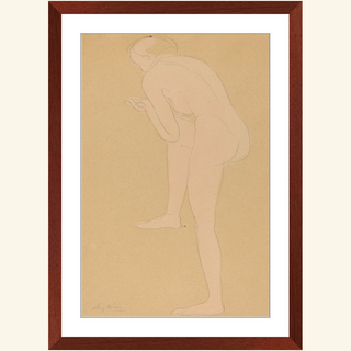 Watercolor Figure Print, 1840-1917