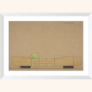 Elevation of a Daybed Print, 1932