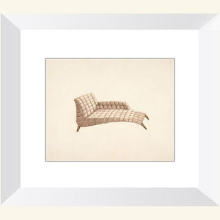 Quilted Chaise Print, 1935