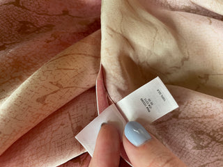 2000 Victoria's Secret Pink Printed Silk Tie Side Micro Mini (S/M)