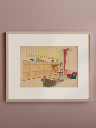Living Room II Print, 1944