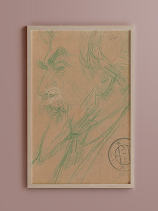 Portrait of Painter Jan Toorop Print, 1874-1925