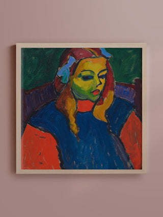 Girl with Green Face Print, 1910