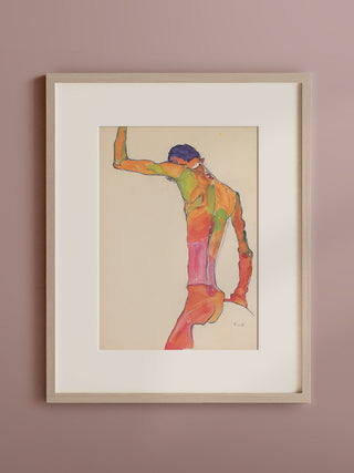 Male Nude Print, 1910