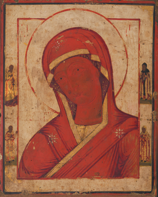 Russian Icon Print, 18th Century