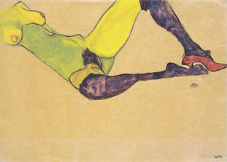 Lying Female Print, 1910