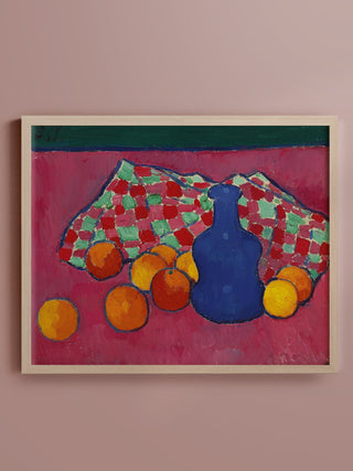 Blue Vase with Oranges Print, 1908