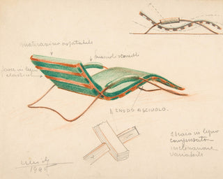 Green Chaise Print, 1945