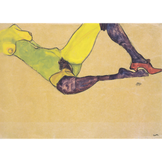 Lying Female Print, 1910