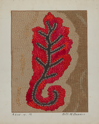 Hooked Rug Print, Index of American Design