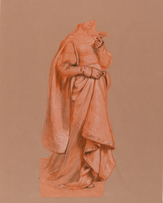 Drawing Study of Costumed Figure Print, 1890