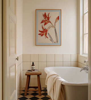 Roter Amaryllis Print, 1931