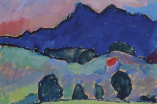Blue Mountain Print, 1910